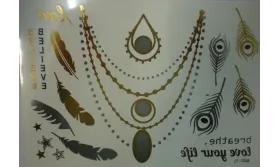 Plancha tatuajes 21*15 / Accesorios bisutería