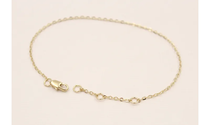 Pulsera completa 182*1,5mm Baño Oro 18K y 3 micras