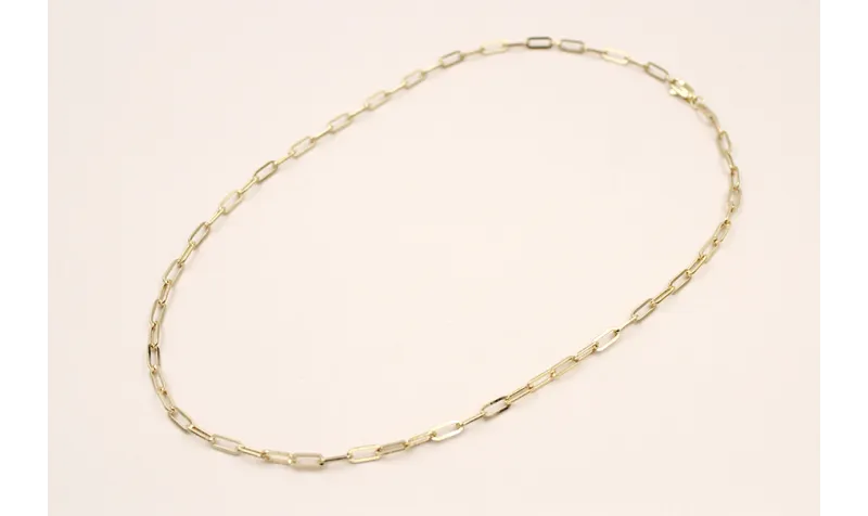 Collar completo eslabones 435*3,5mm / Bases de Collares de Baño Oro 3 Micras 18K