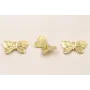 Colgante Mariposa anilla 30*16mm Baño Oro 3M18K / Cuentas Metálicas de Baño Oro 3 Micras 18K