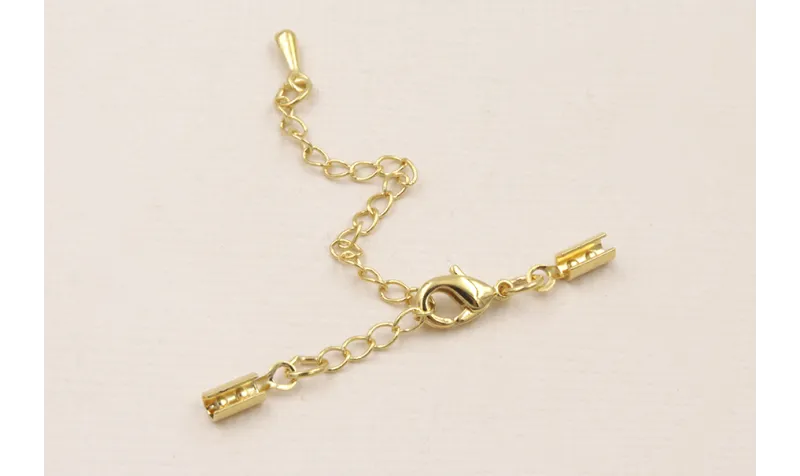 Cierre Completo 70mm cadena Baño Oro 3M 18K / Cierres de Baño Oro 3 Micras 18K