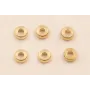 Disco Plano 3mm y 1mm interior Baño ORO 18K 3M / Cuentas Metálicas de Baño Oro 3 Micras 18K