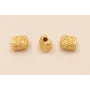 Pieza Irregular 5*3*3mm Baño Oro 18K 3Micras / Cuentas Metálicas de Baño Oro 3 Micras 18K
