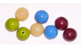 Bola Blanco 14mm opaque Cristal checo 1ª Calidad /Cuentas de  Cristal 