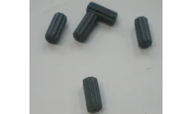 Tubo estriado 12*5m Azul /Cuentas de  Cristal 