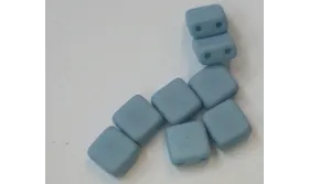 Tila 6*6mm Opaco Silk Petroleo /Cuentas de  Cristal 