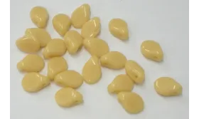 Gota PIP 5*7 crema /Cuentas de  Cristal 