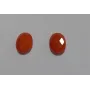 Cristal para cabujón 10,5*8,1mm Naranja Opaco /Cuentas de  Cristal 