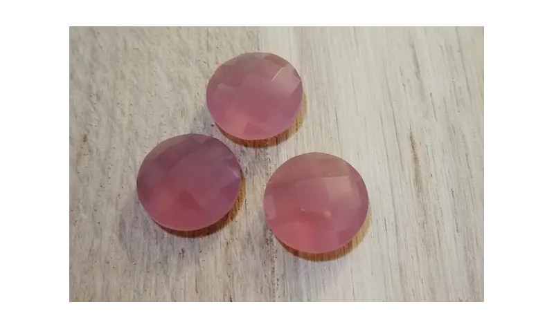 Disco Cristal facetado 11mm Morado Opal /Cuentas de  Cristal 