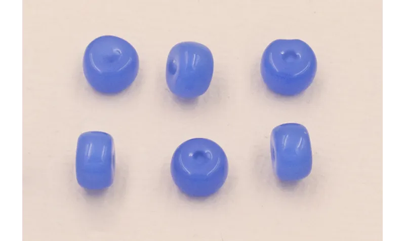 Donut Cristal 6*4mm  Azul eléctrico /Cuentas de  Cristal 