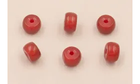 Donut Cristal 6*4mm  color Granate /Cuentas de  Cristal 