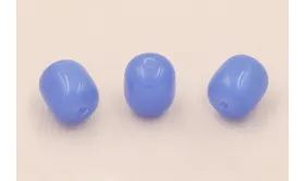 Barrilete Cristal 10*8mm Color Azul /Cuentas de  Cristal 