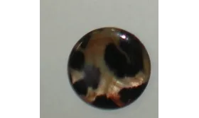 Disco leopardo /Cuentas de  Ceramica 