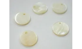 Disco pequeño 12mm /Cuentas de  Nacar 