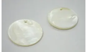 disco grande 25mm /Cuentas de  Nacar 