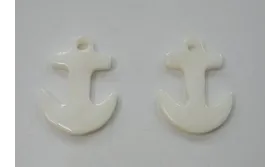 Ancla 19*12mm /Cuentas de  Nacar 