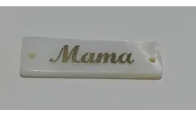 Listón nacar 35mm Mama /Cuentas de  Nacar 