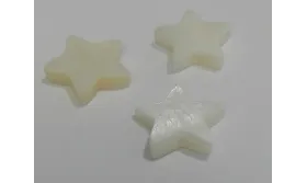 Estralla Nacar 13*3mm /Cuentas de  Nacar 