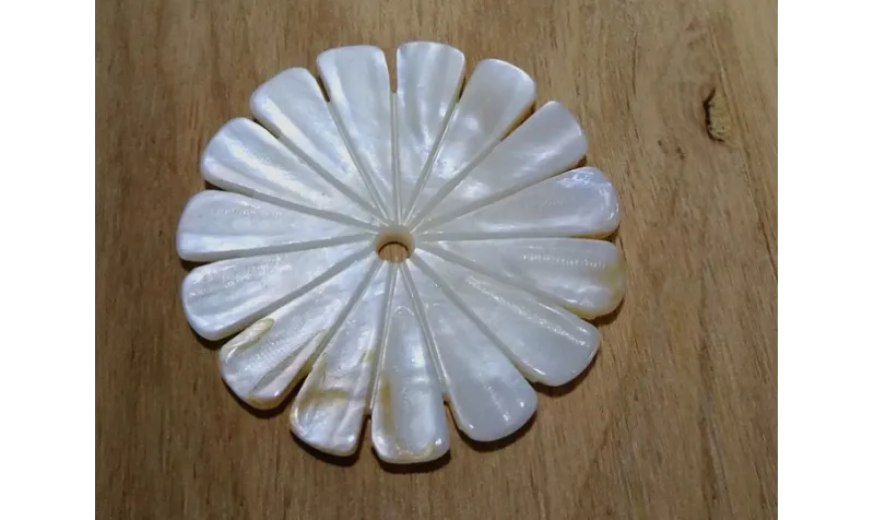 Disco Flor Nacar 38mm diametro