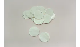 Disco Nacar 30mm un agujero /Cuentas de  Nacar 