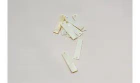 Rectangulo nacar 30*7mm  /Cuentas de  Nacar 