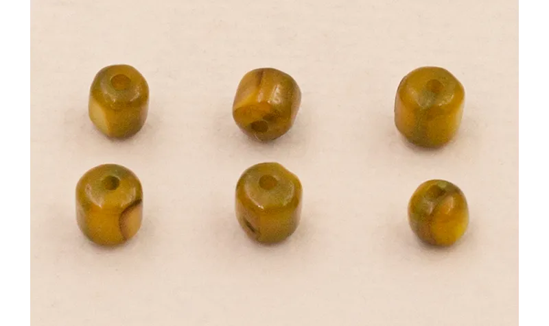 Cubo Nacar 4*4*3mm Marrón verdoso