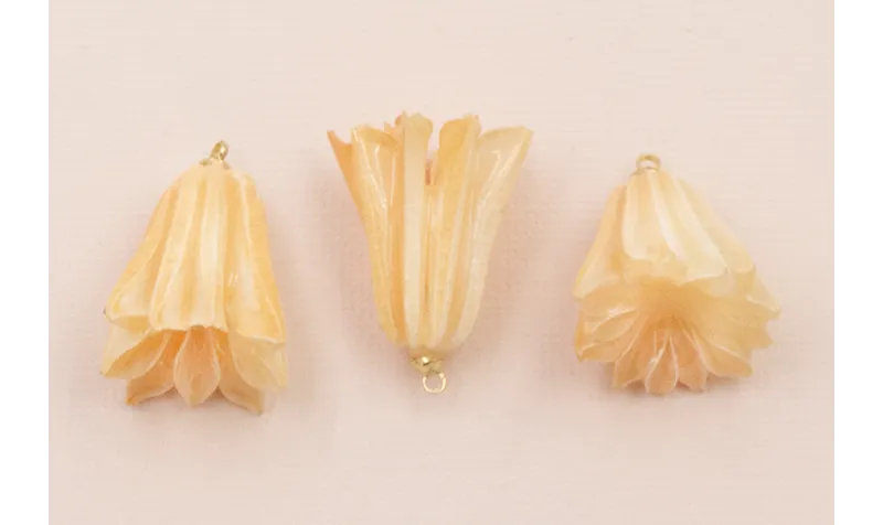 Flor Natural Campanilla Resina 30*20 Rosa Crudo