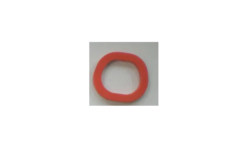 Marco ovalado naranja /Cuentas de  Plástico / Resina 