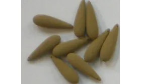 Lágrima aterciopelada beige /Cuentas de  Plástico / Resina 