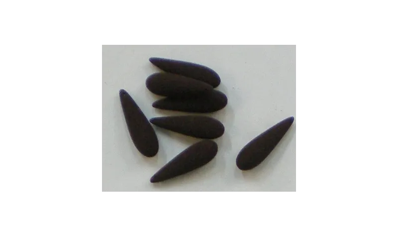 Lágrima aterciopelada Marrón oscuro /Cuentas de  Plástico / Resina 