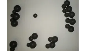 Lote Gris piezas collar razimo /Cuentas de  Plástico / Resina 