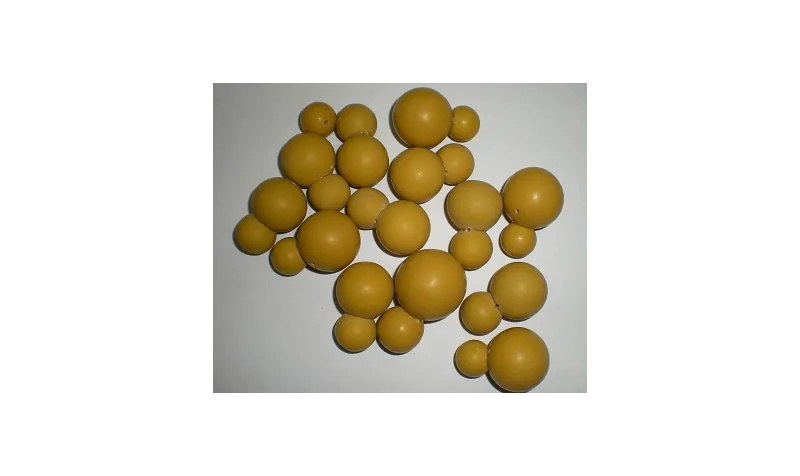 Lote Amarillo piezas collar razimo /Cuentas de  Plástico / Resina 