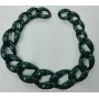 CADENA DE 54CMS * 4,5  Verde opaco /Cuentas de  Plástico / Resina 
