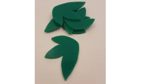 Tulipán Metacrilato 52*41mm Verde /Cuentas de  Plástico / Resina 