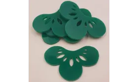 Flor Metacrilato 50*33 Verde /Cuentas de  Plástico / Resina 