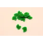 Pareja de Hojas Metacrilato verde 11*11mm /Cuentas de  Plástico / Resina 