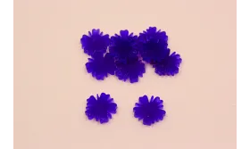 Flor Metacrilato 13mm diámetro Morado /Cuentas de  Plástico / Resina 