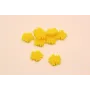 Flor Metacrilato 13mm diámetro Amarillo /Cuentas de  Plástico / Resina 