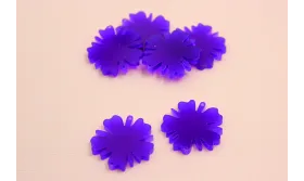 Flor Metacrilato 23mm diámetro Morado /Cuentas de  Plástico / Resina 
