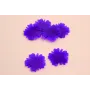 Flor Metacrilato 23mm diámetro Morado /Cuentas de  Plástico / Resina 