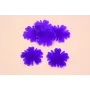 Flor Metacrilato 36mm diámetro Morado /Cuentas de  Plástico / Resina 