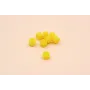 Punto Metacrilato 3mm diámetro Amarillo  /Cuentas de  Plástico / Resina 