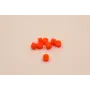 Punto Metacrilato 3mm diámetro Naranja /Cuentas de  Plástico / Resina 
