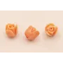 Flor Resina de Coral 6*6mm Rosa Coral /Cuentas de  Plástico / Resina 