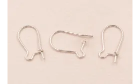 PENDIENTE PLATA LEY HIPPIE SENCILLO / Base Pendientes 