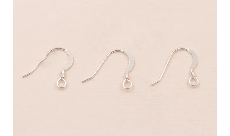 GANCHO HIPPIE PLATA LEY / Base Pendientes 