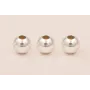 Bola lisa 4mm PLATA / Cuentas Metálicas de Plata 925