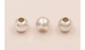 Bola lisa 8mm PLATA / Cuentas Metálicas de Plata 925