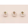 Pieza Donnut 6mm PLATA / Cuentas Metálicas de Plata 925