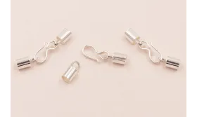 CIERRE COMPLETO PLATA largo de 26mm y paso de 3,5m / Cierres de Plata 925